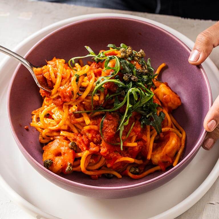 Prawn Bucatini