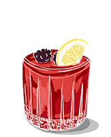 Blackberry Amaretto Sour